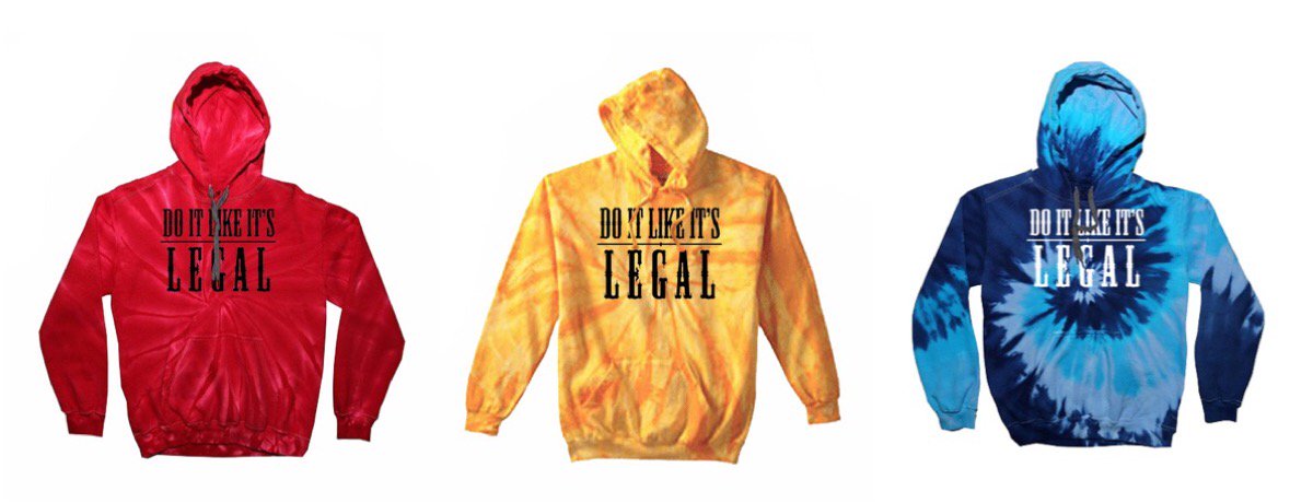 KimmyFash's tweet photo. Get your #DoItLikeItsLegal tie dye hoodie today at https://t.co/UqPqLXFXF1 https://t.co/Wh2eYAoHCq