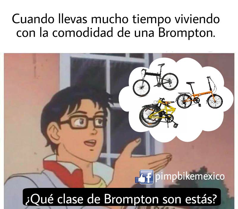 PimpBikemx's tweet photo. La solución a tus problemas... una @bromptonmexico, Acércate @En_laDelValle a cotizar la tuya. https://t.co/mgjTRntTIO