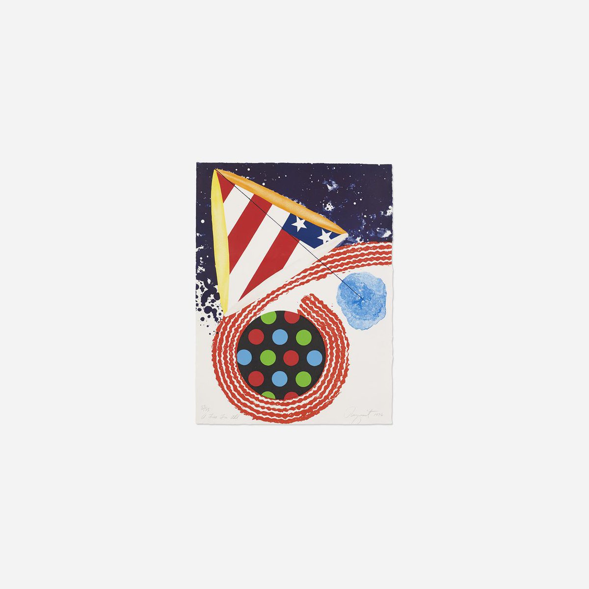 rosenquistjames's tweet photo. Free For All, 25×19in, Sold for $1,016 USD #jamesrosenquist https://t.co/Aqi0blpxhR https://t.co/7OVNoAd5ll