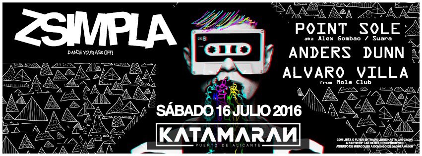 ZSIMPLA vuleve a nuestra pista de baile en su edicion veraniega 🤘
Listas xceed.me/events/alicant…