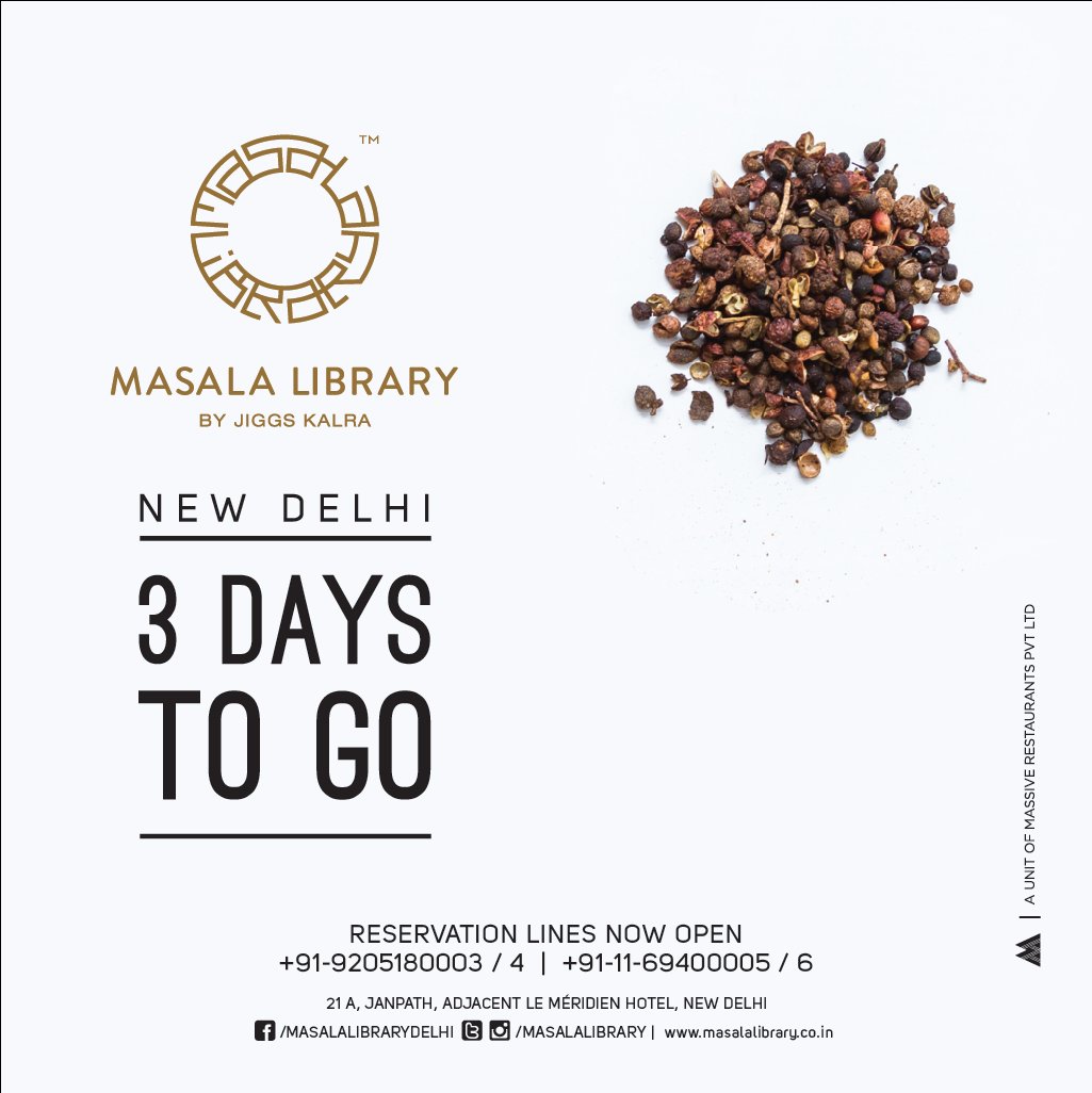 MasalaLibrary's tweet image. #ThreeDaysToGo #MasalaLibrary #Delhi