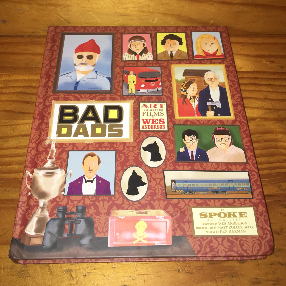 The latest Wes Anderson coffee table book to add to your collection: Bad Dads. Available 8/9 amazon.com/dp/1419720473/…