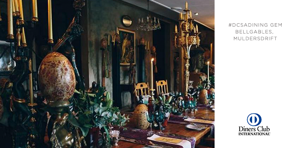 DinersClubSA's tweet photo. #DCSADining Gem: Bellgables, Muldersdrift. Richly ornate country restaurant offering candlelit gourmet dining. https://t.co/2aQJSUBlht
