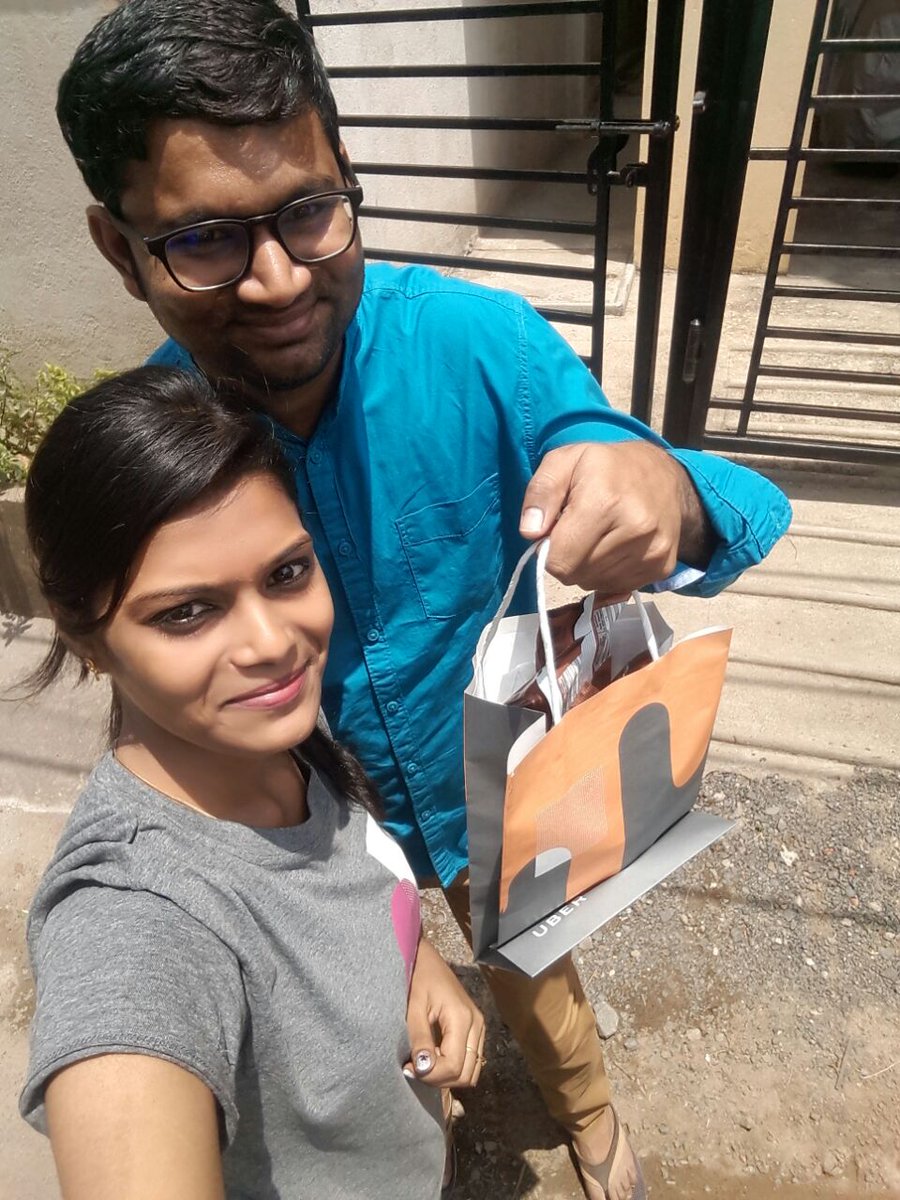 #Chennai, Happy riders = Happy us. Order #UberIceCream now and you can get ice cream + goodies!