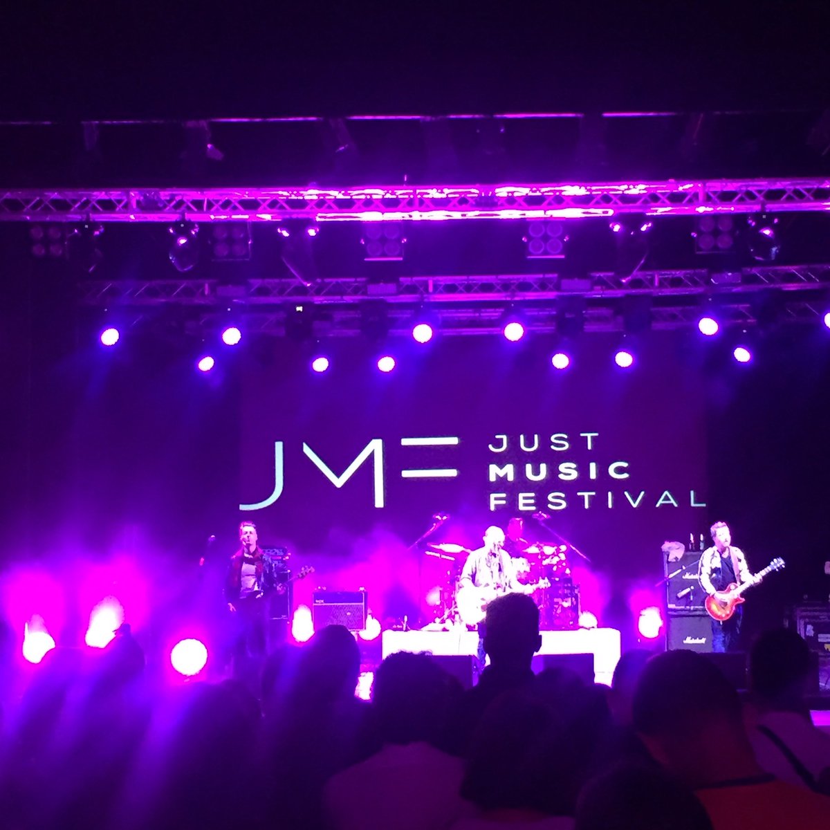 TravisBand's tweet photo. Thank you to everyone who came out last night we had a magnificent time! @JUSTMFESTIVAL https://t.co/nzJhjN27T3