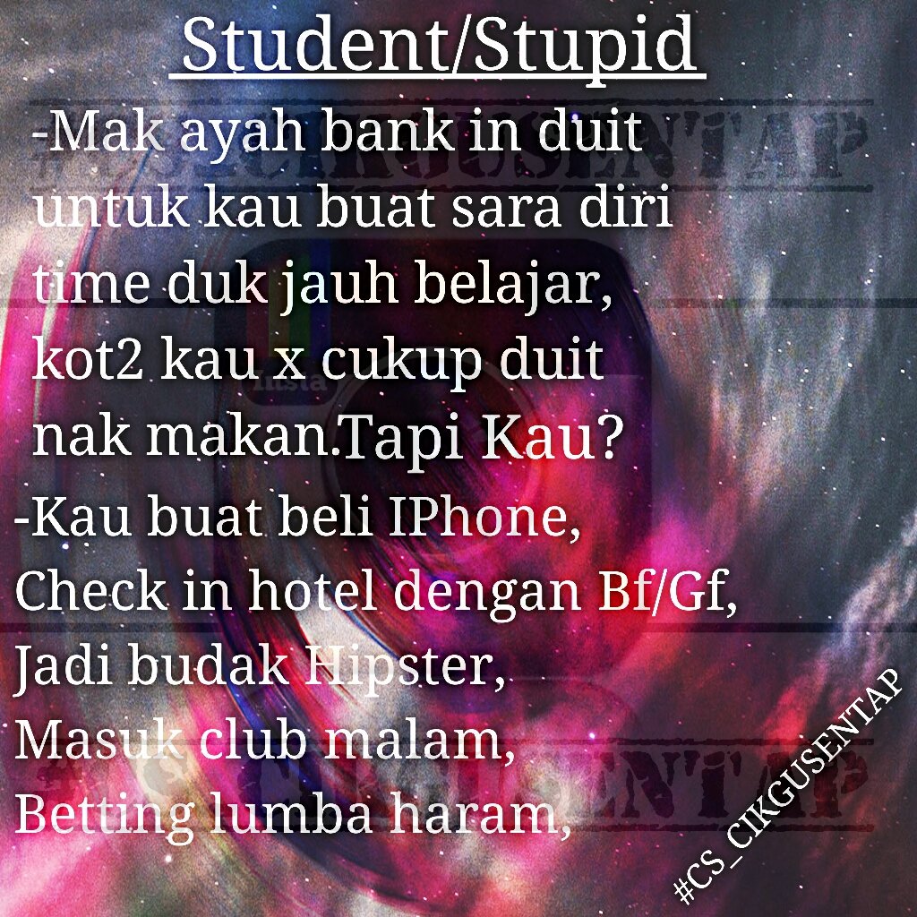 CS_CikguSentap's tweet photo. #students #studentlifehappens #Malaysia #MalaysiaBoleh https://t.co/pOINrychqW