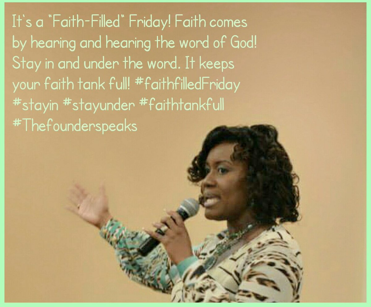 JEWELMIN_INC's tweet photo. It's "Faith-Filled" Friday! Faith comes by hearing & hearing the word of God! #stayin #stayunder #Thefounderspeaks https://t.co/iNcYWQBntu