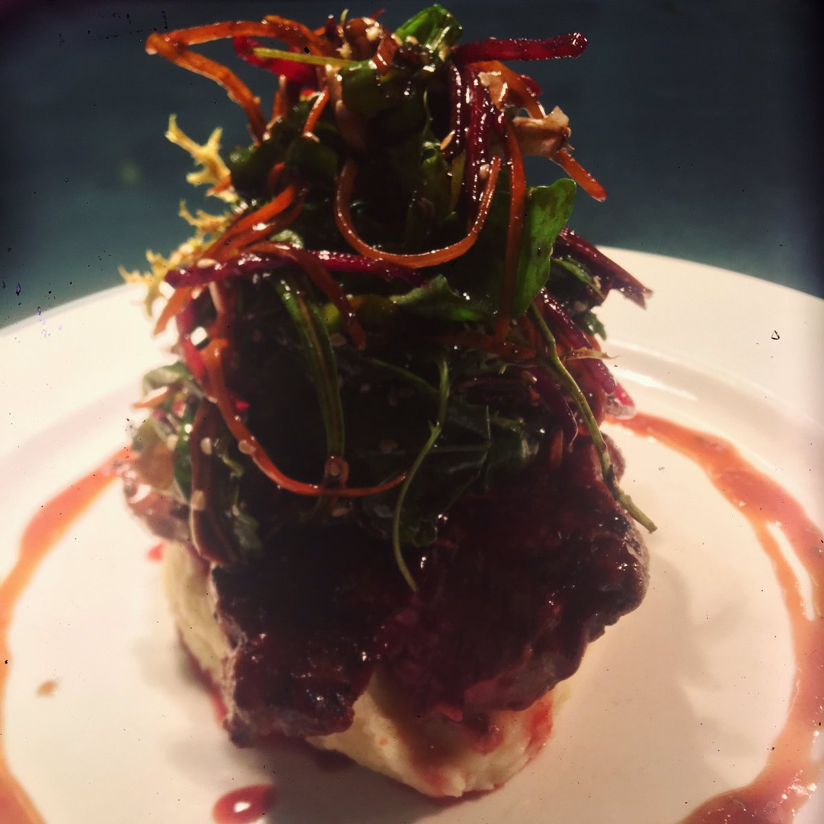 Today's succulent special inspired by our chef Liam #TeriyakiGlaze #Ribeye #SesameSalad #steak #Chester <a href="/ChesterBHG/">Blackhouse Chester</a>