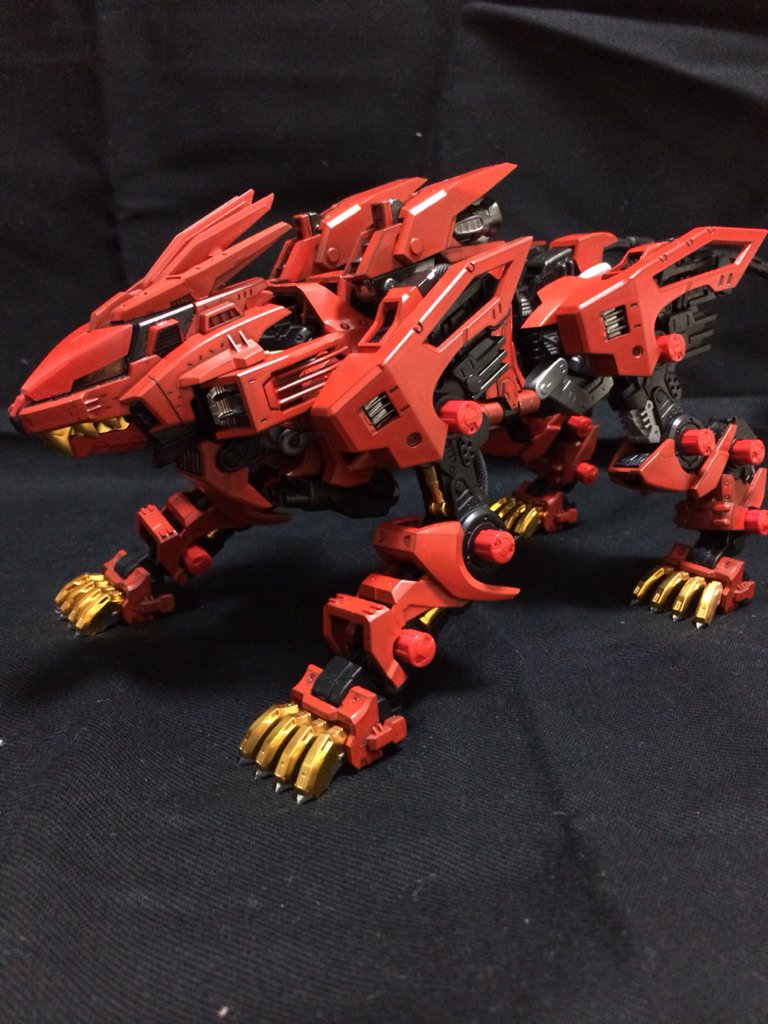 やっと完成 ライガーゼロ 紅ノ獅子 熟成期間が長かったけど完成しま