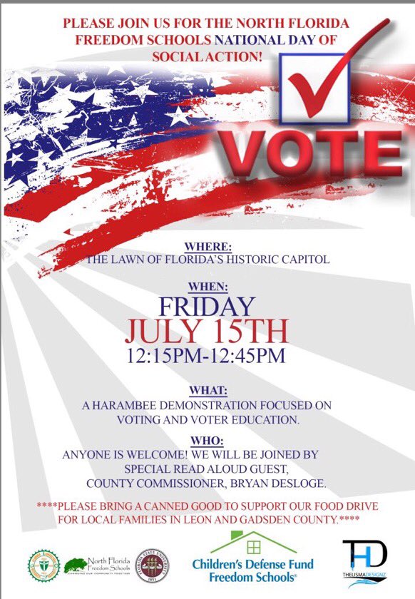 NorthFLFS's tweet photo. If you haven't been able to make it out to one of our sites this summer... Meet us at the Old Capitol today! https://t.co/wZSzjNThke