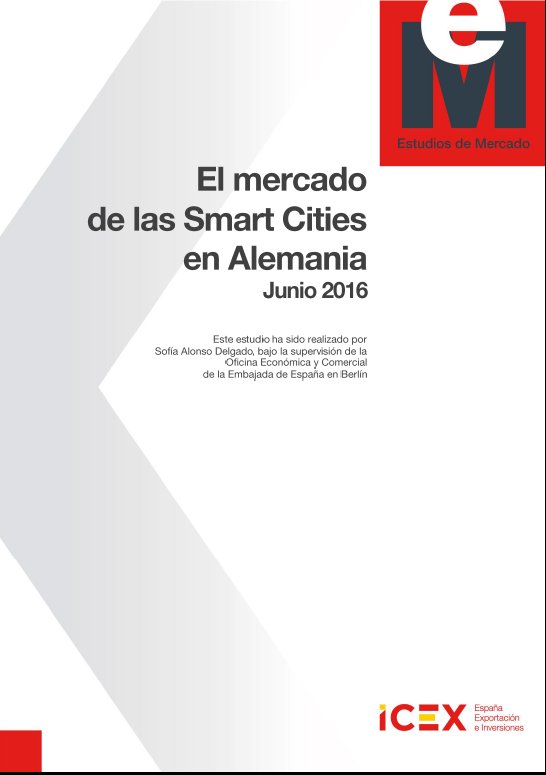 IcexAlemania's tweet image. El Mercado de las Smart Cities en Alemania 2016. Estudio de mercado que vale la pena leer.
goo.gl/kfuJng