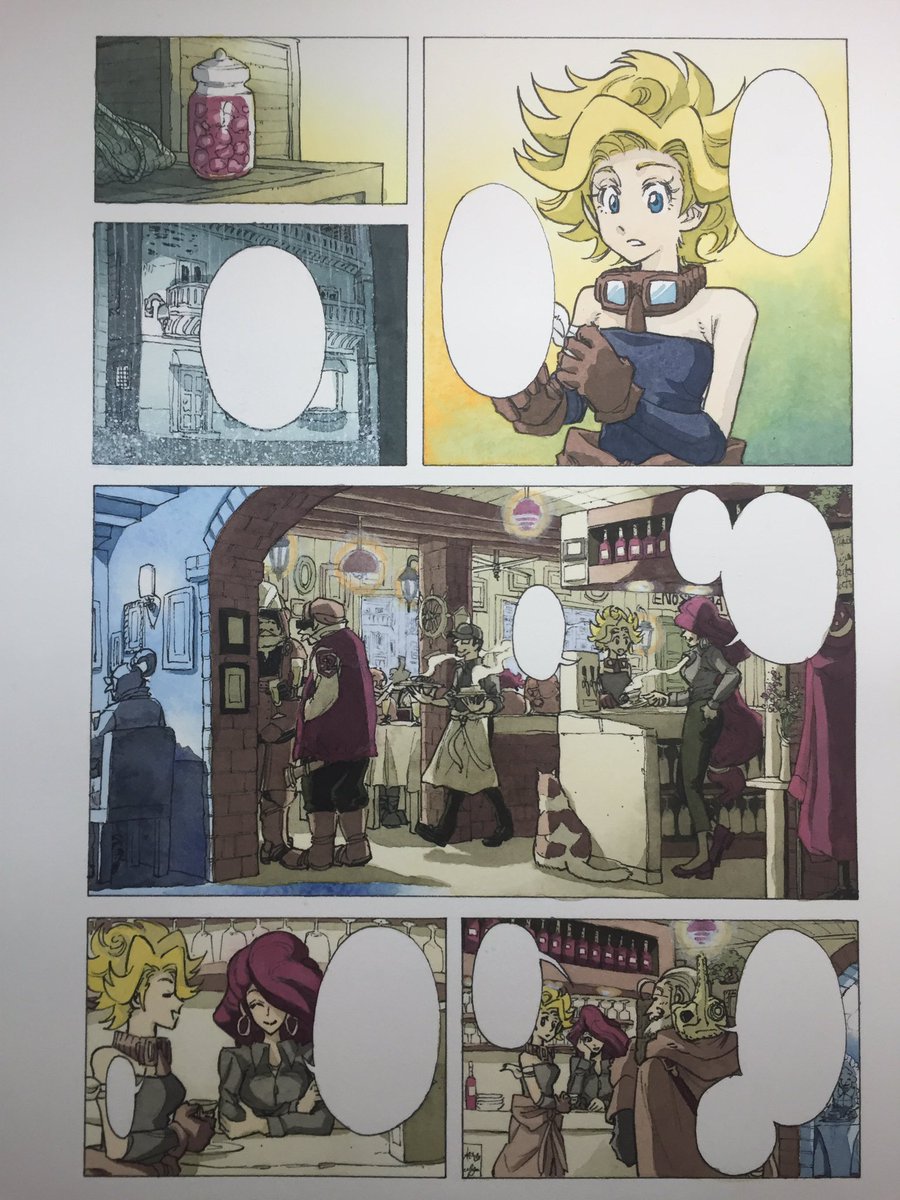 フルカラー漫画の2話目がようやく完成。なんとなくこの作品をどうするか決まってきた。

とりあえず3話は頭の中で出来てるので、ネームだけ描いておいて、それから他の漫画を描こうかな。

少し製作過程も載せます。 