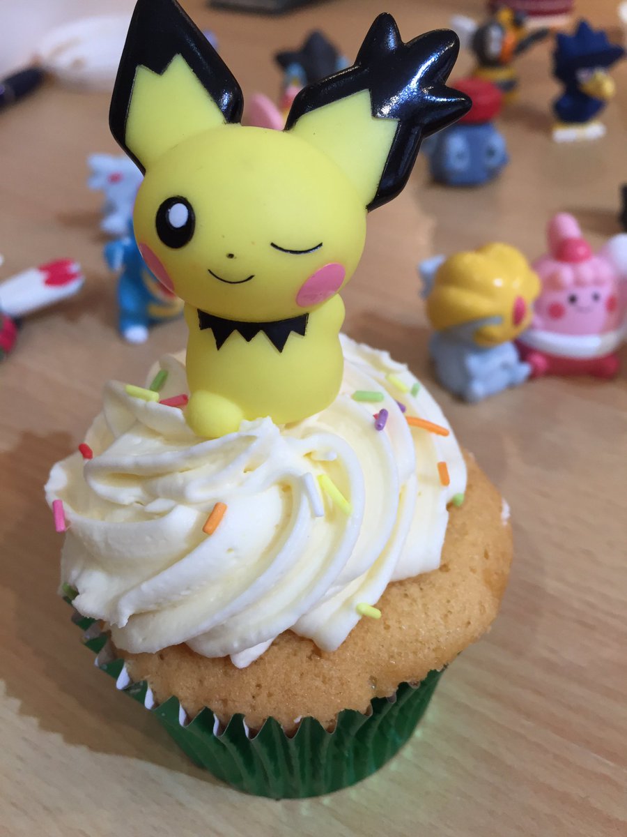 It's Alex's birthday today! So we're celebrating with cake and #Pokemon #Pikachu