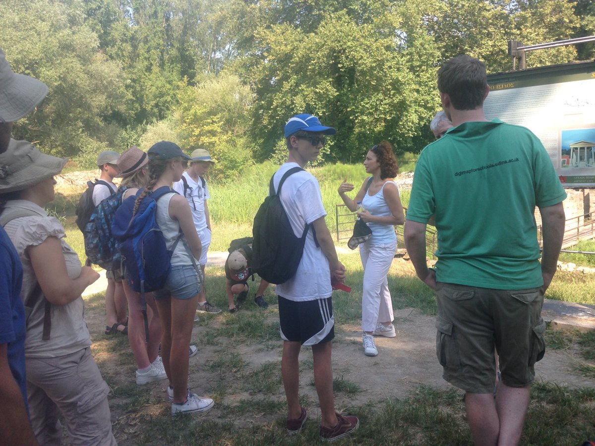 BroHyddgen's tweet image. Day four - Archaeological Park of Dion. We saw a tortoise!