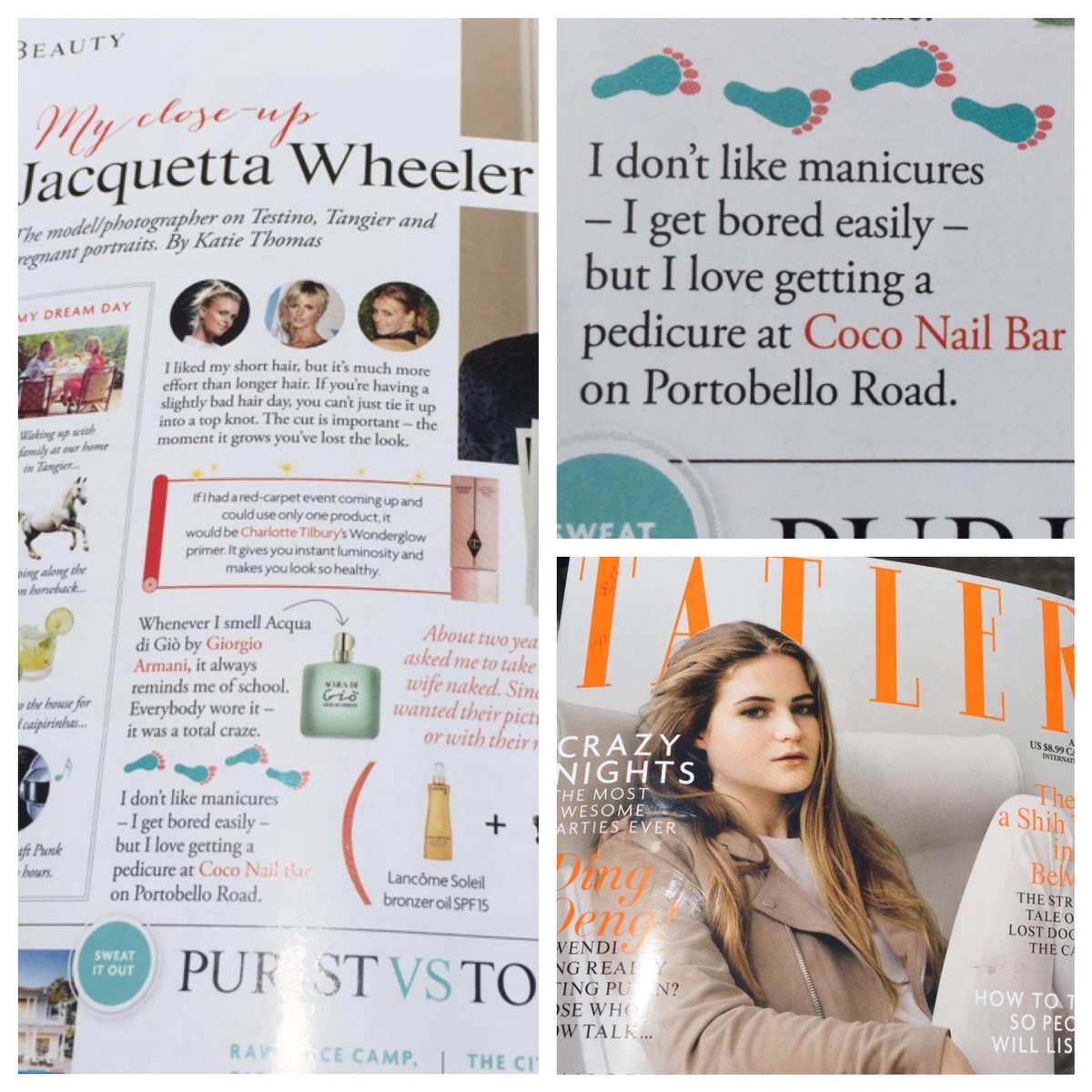 Thank you #JacquettaWheeler for recommending us in @TatlerUK ! 
#HappyFriday #CocoNailBarLondon #ManiPedi