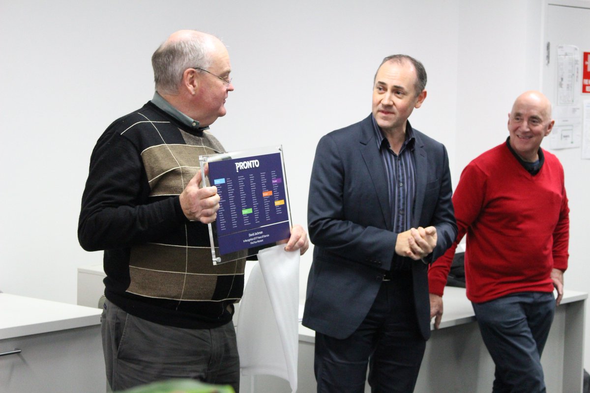 ProntoSoftware's tweet photo. From all of us at Pronto, thank you David and all the very best for your new chapter. https://t.co/iWFLir1UFz