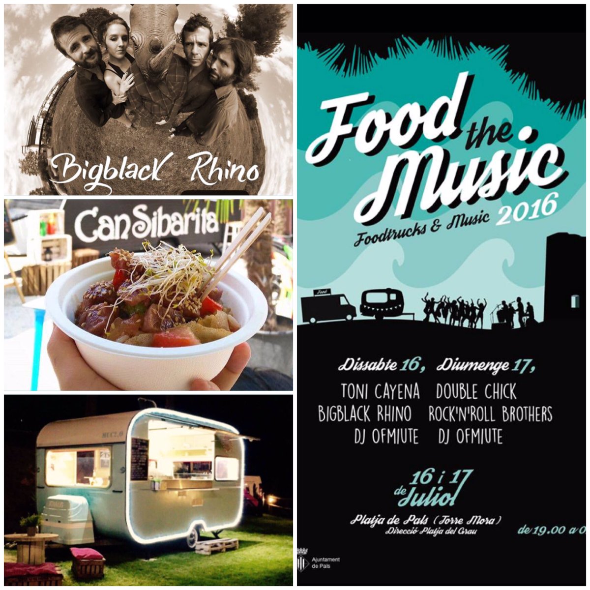 Todo preparado para #foodthemusic junto a <a href="/GironaFT/">Girona Food Trucks</a> y grandiosos #foodtrucks. #Pals