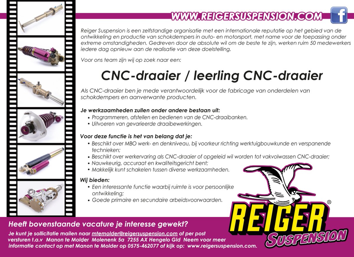 Reiger Suspension (@reigerracing) on Twitter photo 