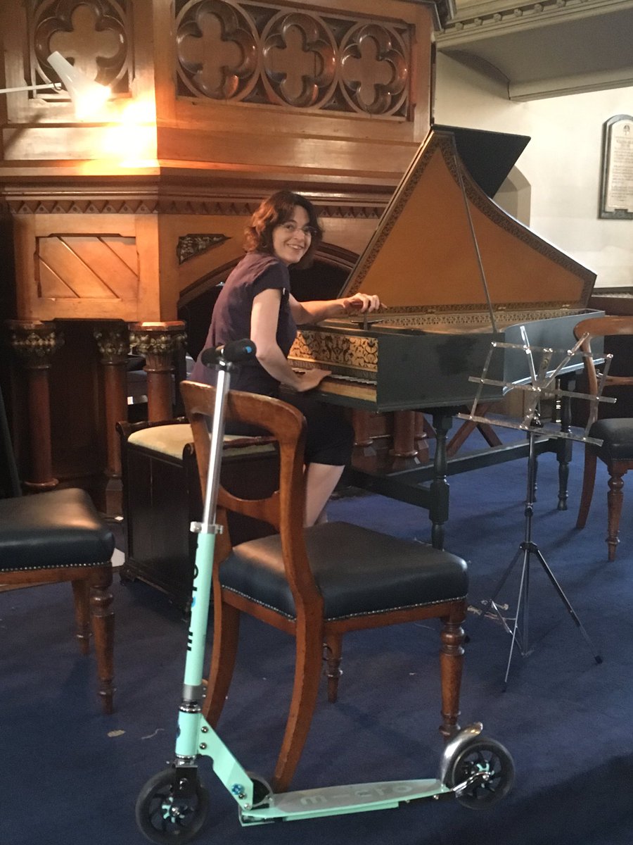 Parking tricky in Hampstead, so borrowed son's scooter! wigmore-hall.org.uk/whats-on/selec…