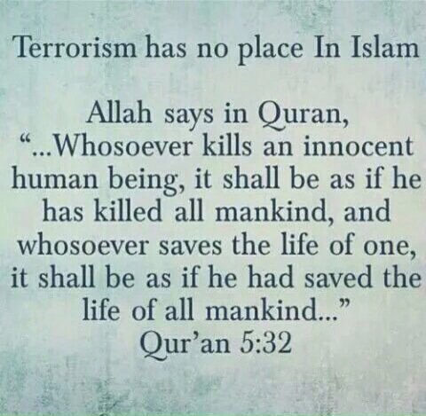 ImTunisianProud's tweet photo. " If anyone murders an innocent person,it will be as if he has murdered the whole of humanity"
#هجوم_نيس
#NiceAttack https://t.co/2s5ZoFUAVN