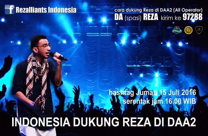 Kak <a href="/DA2_Reza/">ReZa zAKarya DA2</a> itu paket komplit, penampilan selalu ok, tak salah kalo INDONESIA DUKUNG REZA DI DAA2...yuk vote gaes