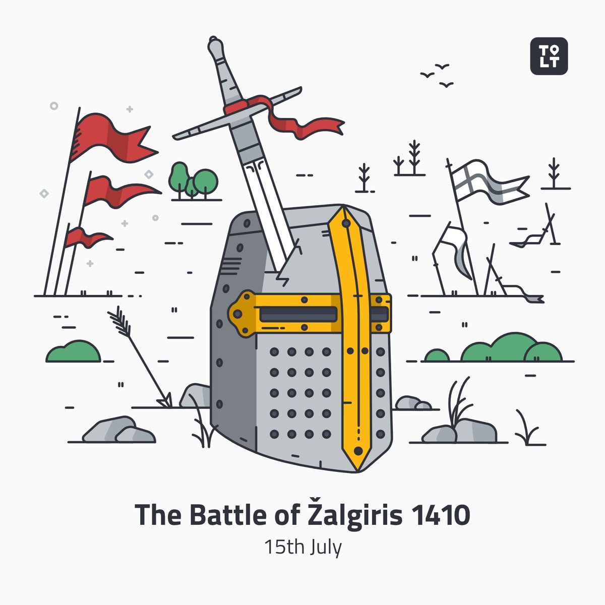 GoToLithuania's tweet photo. 606 years ago Lithuanians and Poles stood against Teutonic knights #Lithuania #Poland #infographic https://t.co/uOrrLR7ldx