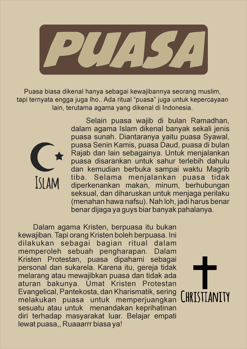 Sasc Binus Sur Twitter Puasa Ternyata Tidak Hanya Dijalankan Oleh Umat Islam Lho Baca Artikel Sac Terbaru Dengan Judul Puasa Ini