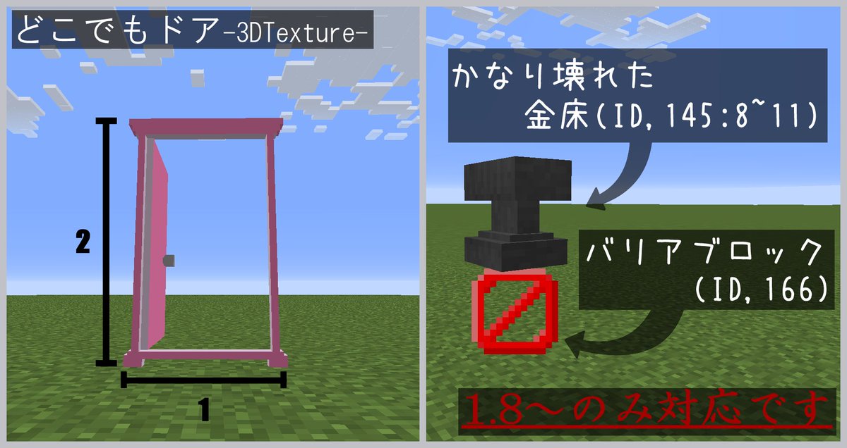 柊 Hiiragi على تويتر ドアの奥の世界があまりうつらない方は 自分の真下を掘って撮影するといいですよ あと要望があったので どこでもドアの3dてしゅくちゃ配布します 1 8 X Dl先 T Co B9sndnnavd ドアクラ