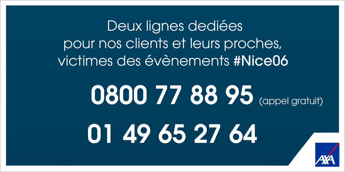 Assistance médicale et psychologique #AXA #Nice06