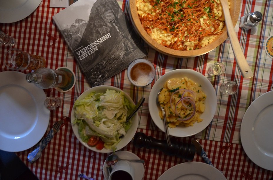 travel_brain's tweet photo. Lunch time. Austria lesson number one: There can never be enough cheese. #wherethecheeseat https://t.co/RN6Iyl07GA