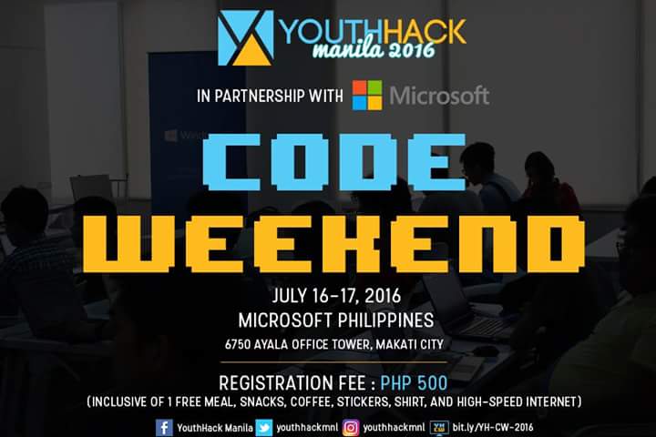 YouthHackMNL's tweet image. Code hard or go home. #YHCodeWeekend #YHCW16