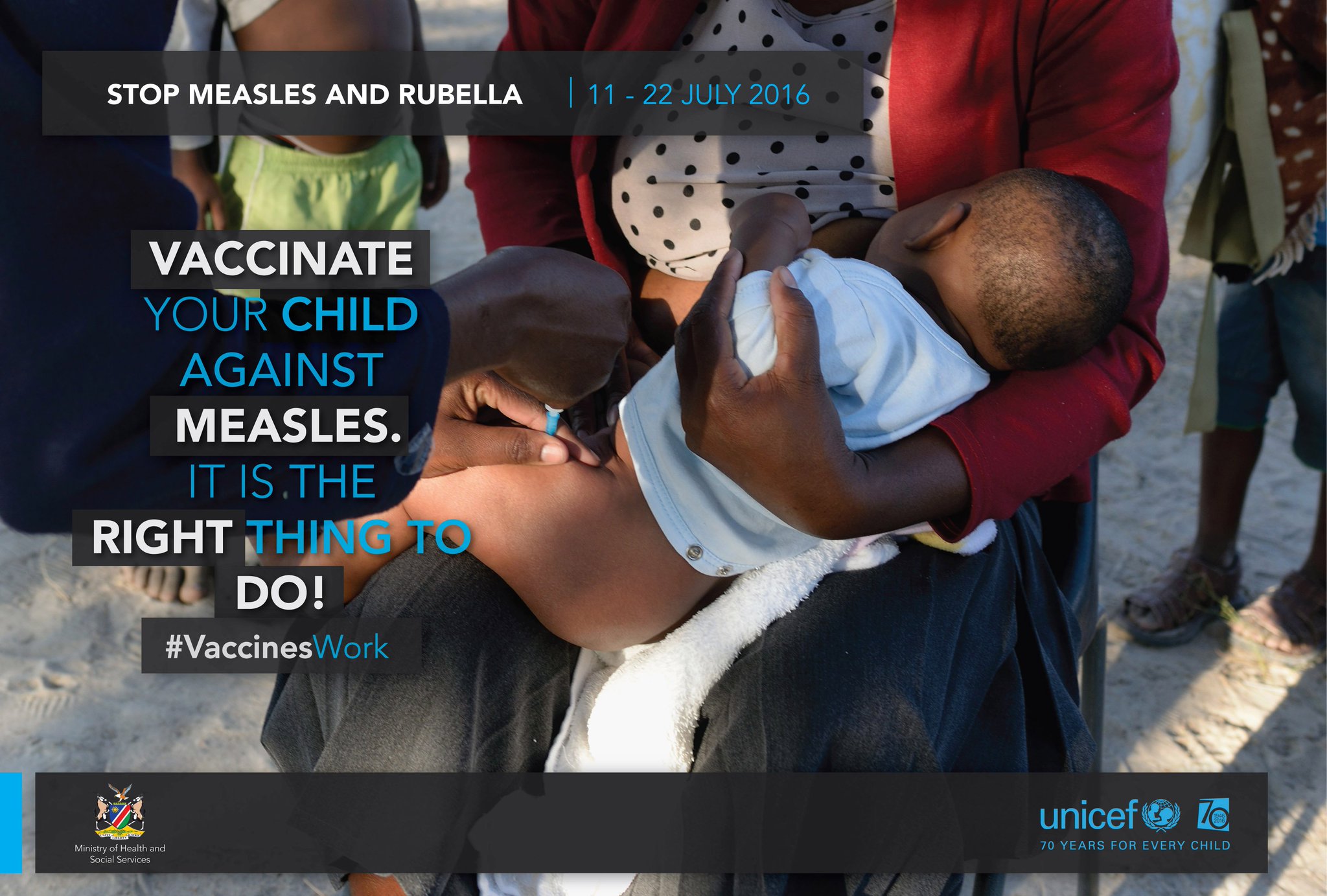 UNICEF Namibia on Twitter: "If 95% of population is vaccinated ...