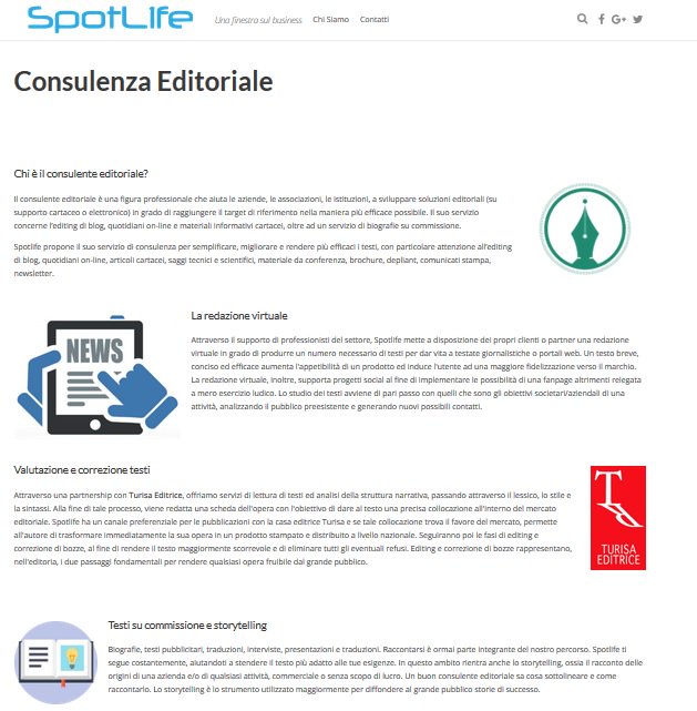 Vi siete mai chiesti cos'è la consulenza editoriale? #SpotLife ha la risposta che fa per voi spotlife.it
