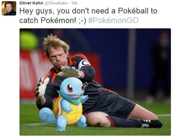 Bolanet's tweet photo. https://t.co/M94Otifh5a - Cool, Oliver Kahn Juga Bisa Tangkap Pokemon https://t.co/1IQ4oTj9c8