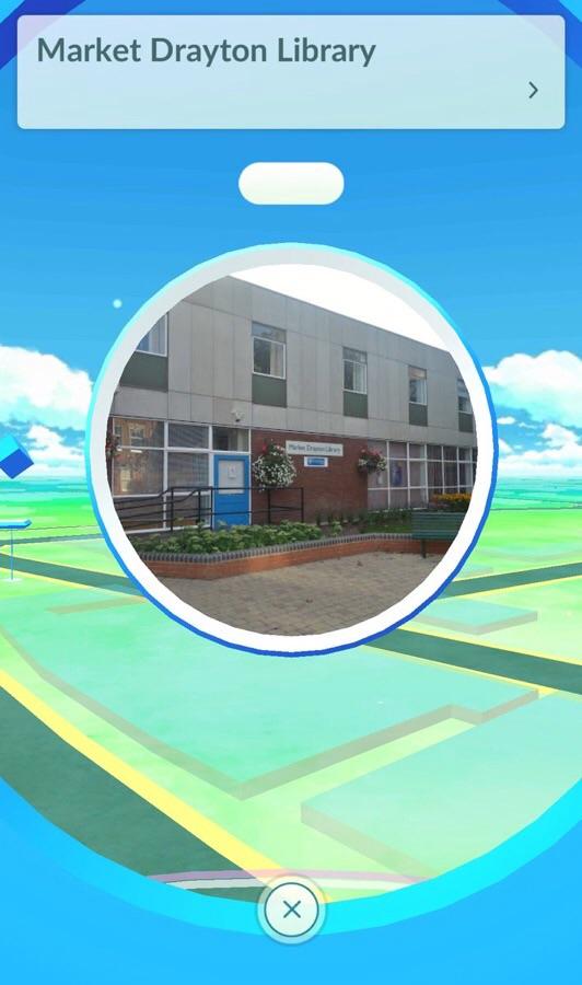 Market Drayton Library is a #PokeStop - use their free wifi to get items !  @MDraytonLibrary  #PokemonGOuk