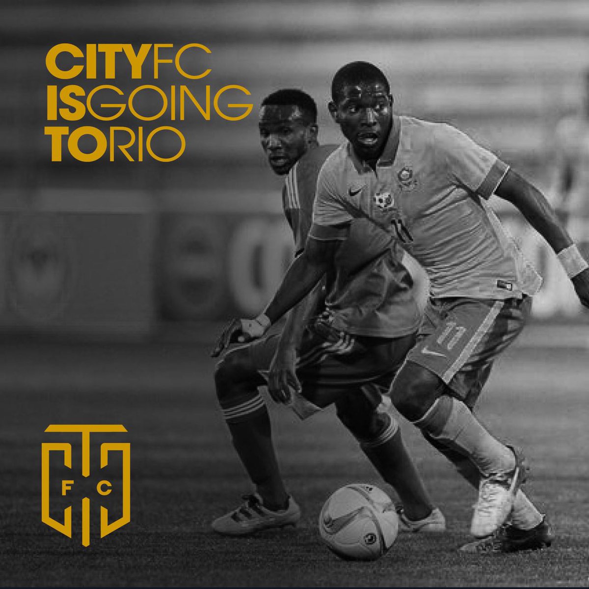 CapeTownCityFC's tweet photo. #FootballFriday shoutout to Aubrey Modiba competing at the upcoming Rio Olympic Games w/ Bafana u23 squad
#iamCityFC https://t.co/wh0PZN2WPY