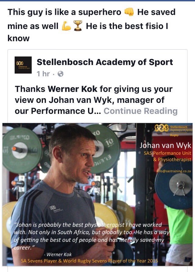 Stellenbosch Academy of Sport tweet media