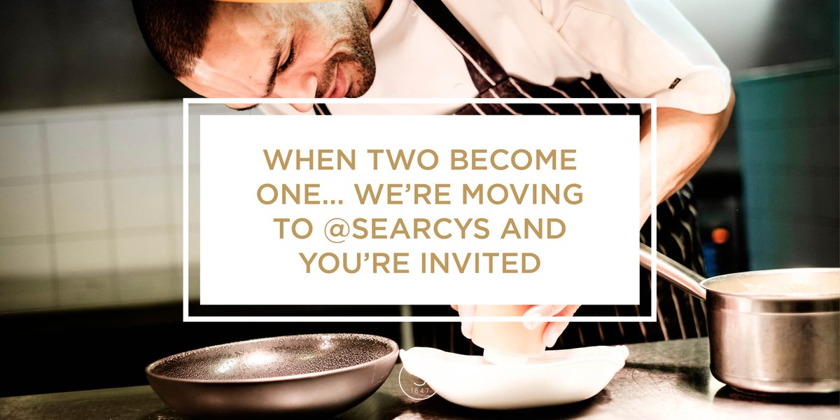 We're migrating our tweets to one account. Make sure you follow @Searcys to keep updated...