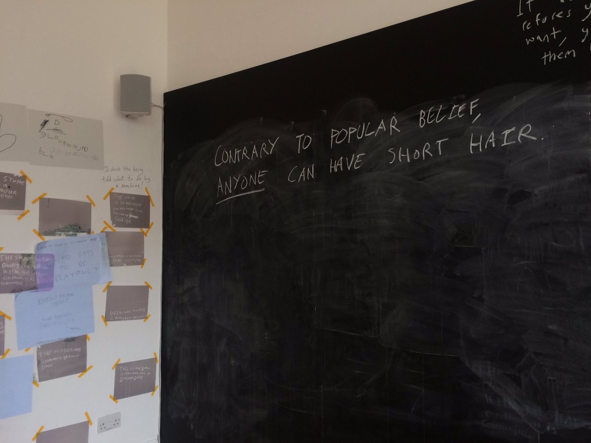 Drop in to see re-writing the rules of hairdressing in the Artists' Studio today with <a href="/OpenBarbers/">Open Barbers</a> #getthemessage