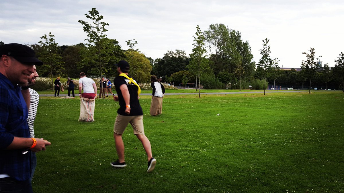 orangebus's tweet photo. Sack races, beef brioches, digi natter = CLASS #SummerNetTogether. Big cheers to @digiunion! #creativenewcastle https://t.co/783yqCxvaM
