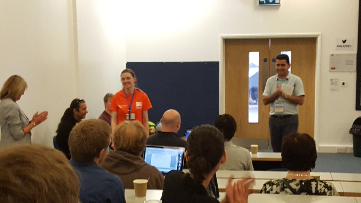 Bringing the #HCI2016 conference to a close on a very important note - thanking our student volunteers!