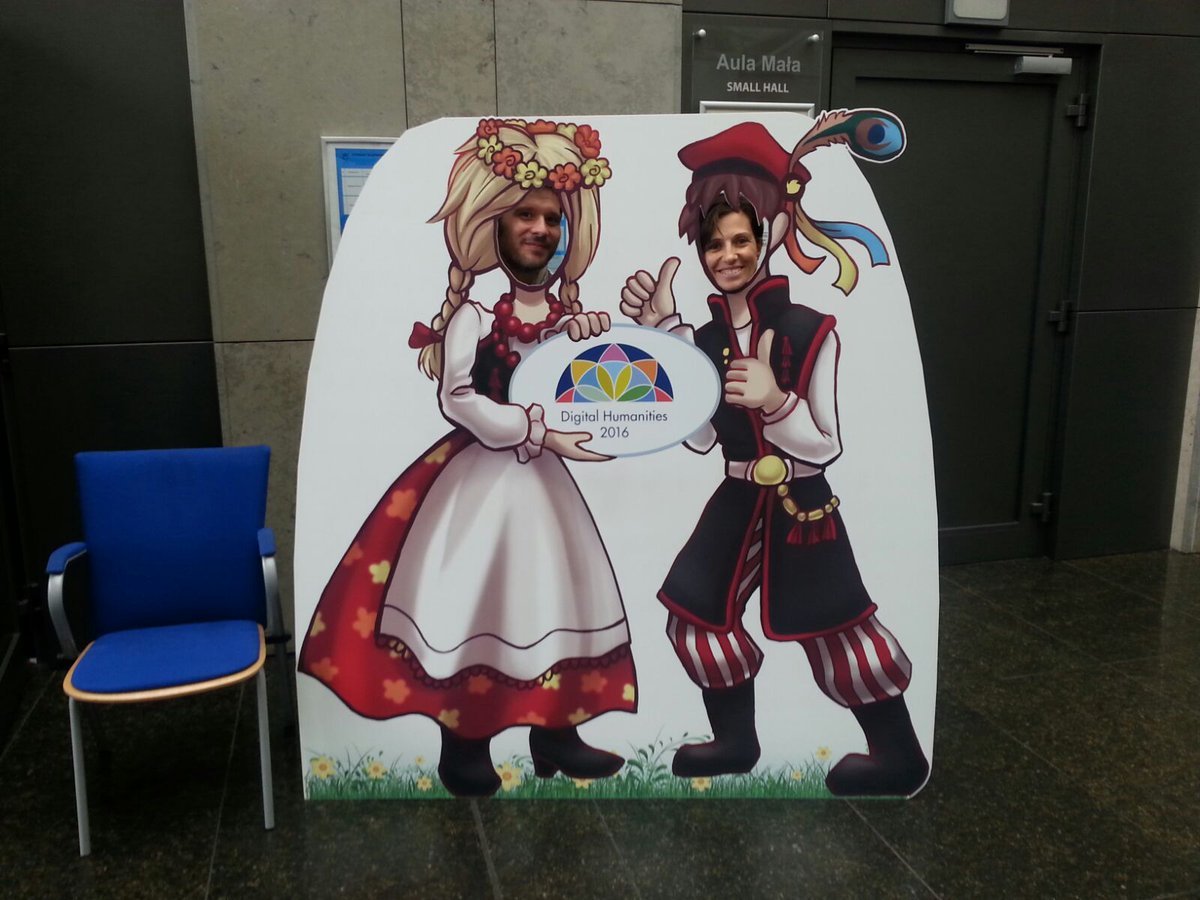 LiteraryComp's tweet image. Because the @LiteraryComp takes DH seriously! #DH2016 #quandoritornanolegnate