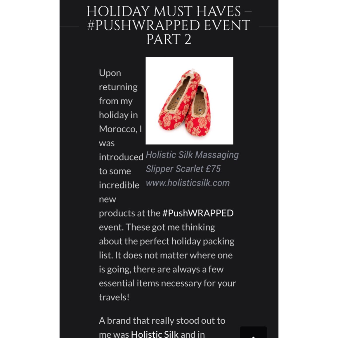 FatedAndFabled's tweet photo. ⛱ #MustHaves @LottieMaddenxo fash features ed ❤️ @holisticsilk @pushprlondon ~ https://t.co/iWIq5K3W8k #PushWrapped https://t.co/3sUJfbGYmB