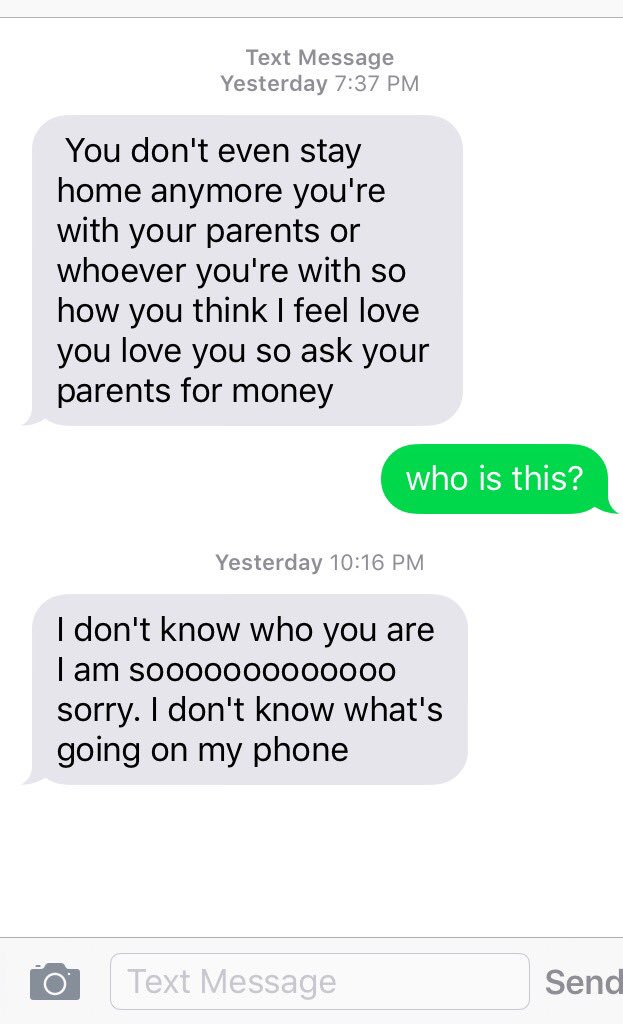 TheFastFeeling's tweet image. kids these days! 😳 @wrongnumbertext