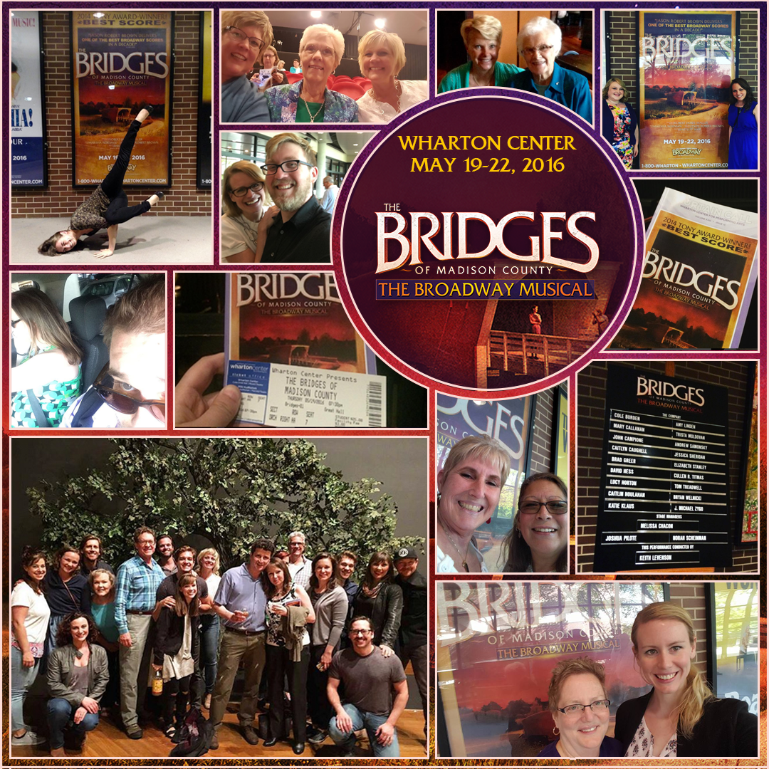 BridgesOnTour's tweet photo. Only 5 more chances left to see #BridgesonTour @peacecenter! Check out a few collages from our tour stops below! https://t.co/u7JNUeTW6h