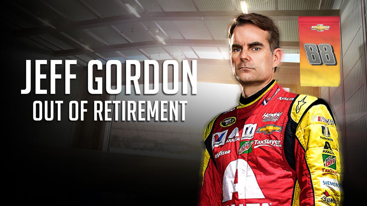 NASCARonNBC's tweet image. This Sunday, a @NASCAR LEGEND comes out of retirement to get behind the wheel once more:

tw.nbcsports.com/nT7n