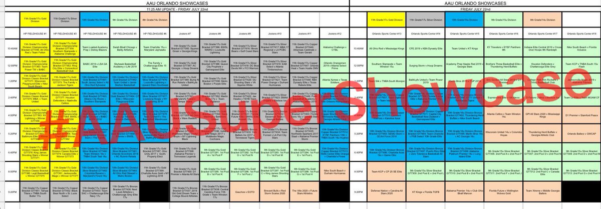Get the FULL grid of today's games for #AAUSuperShowcase 🏀🏀🏀

Click Here: bit.ly/2a360lB