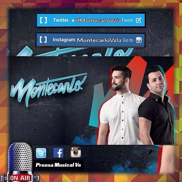 prensamusicalve's tweet photo. Sigue a @montecarlovzla a través de sus redes sociales; Twitter e Instagram, como: @montecarlovzla #follow #monteca… https://t.co/2t1qecKgq7