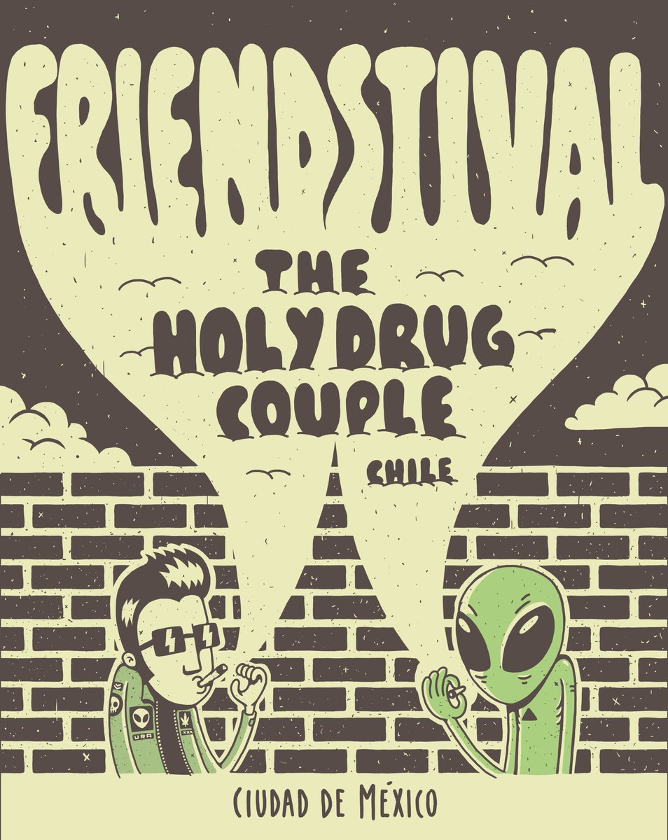 FRIENDSTIVALmx's tweet image. Todavía alcanzan a ver a @HolydrugCouple por $100 pesitos con su #EarlyBird. @boletia friendstival.boletia.com #RT!