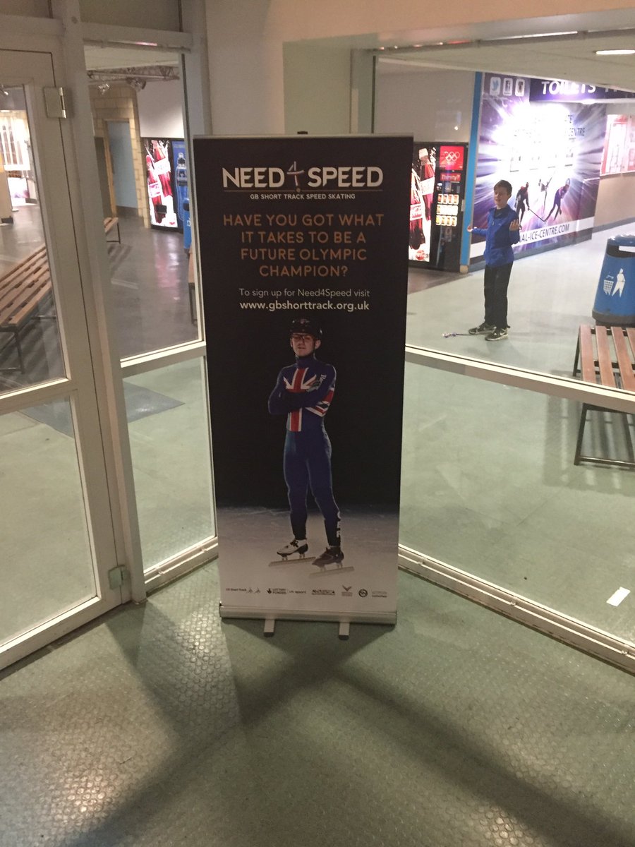 GB_ShortTrack's tweet photo. .@Nat_Ice_Centre &amp; @nottinghamarena supporting #Need4Speed recruitment campaign. Sign up now https://t.co/4KvZJRBYPv https://t.co/UgB95Z9qPG